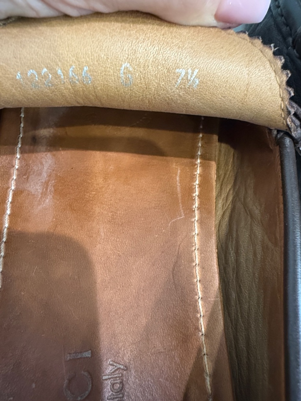 Gucci Brown Leather Slip-On Loafers with Green & Red Web Stripe - Picture 7 of 8